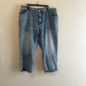 SHEIN Jeans with pearls